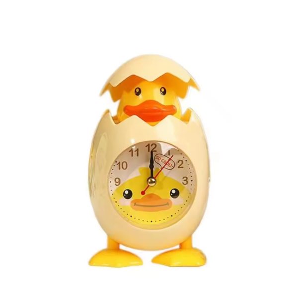 שעון ביצה צהוב לילדים
